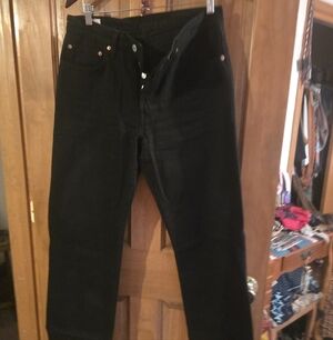 Womens Black Levis 501 90s